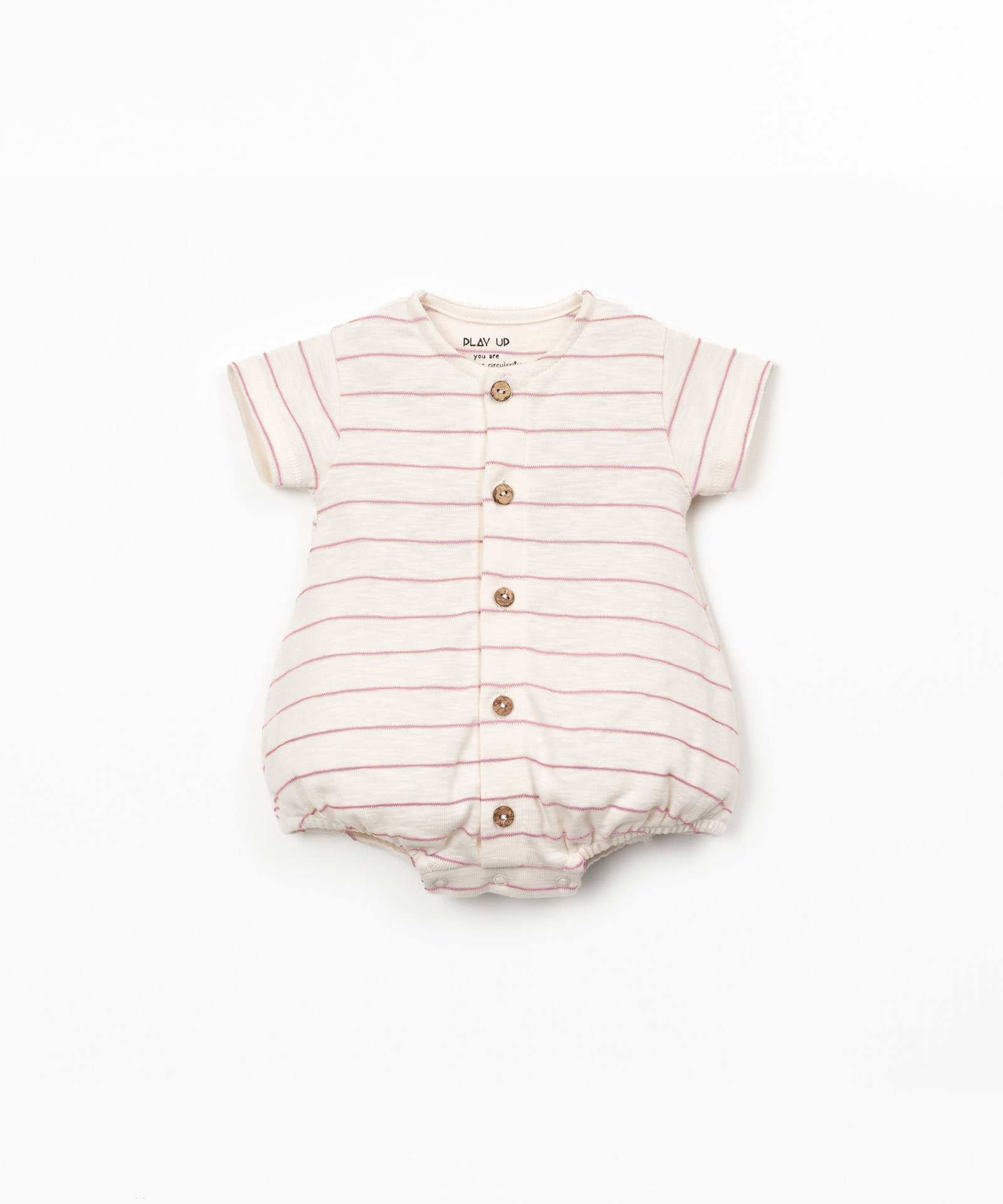 STRIPED RIB FLAMÉ JUMPSUIT