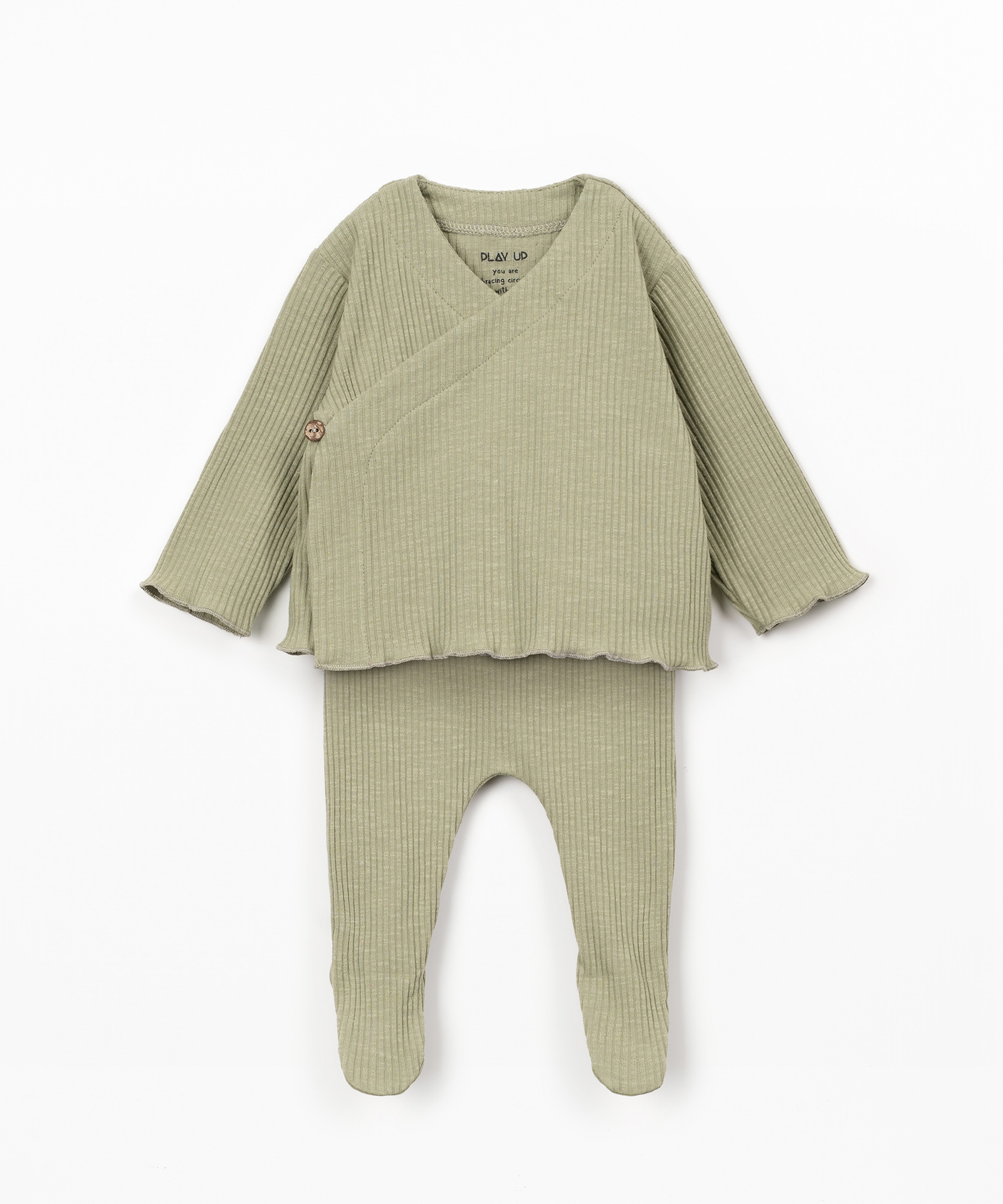 SWEATER + RIBBED TROUSERS SET