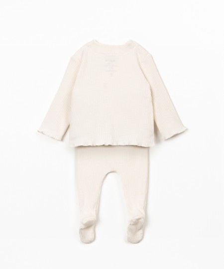Ensemble en maille de coton biologique