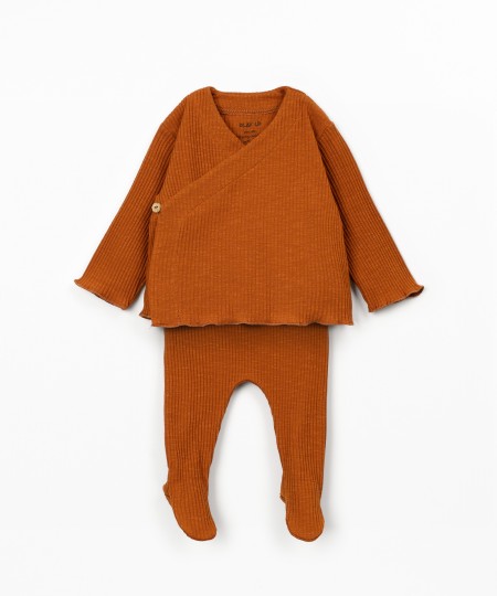Ensemble en maille de coton biologique