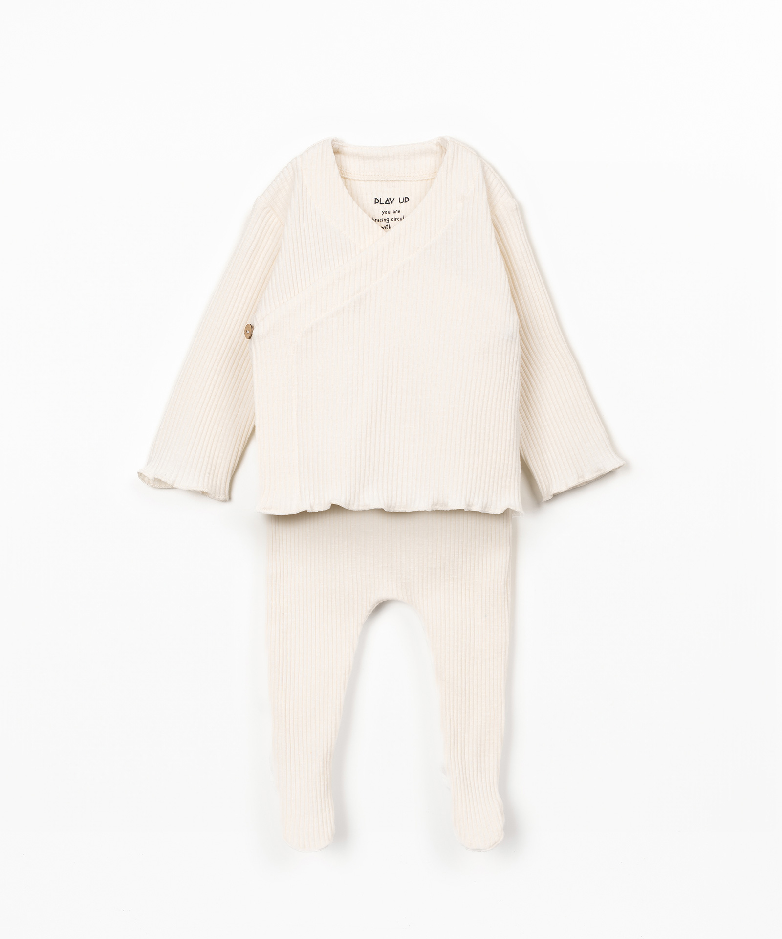 SWEATER + RIBBED TROUSERS SET