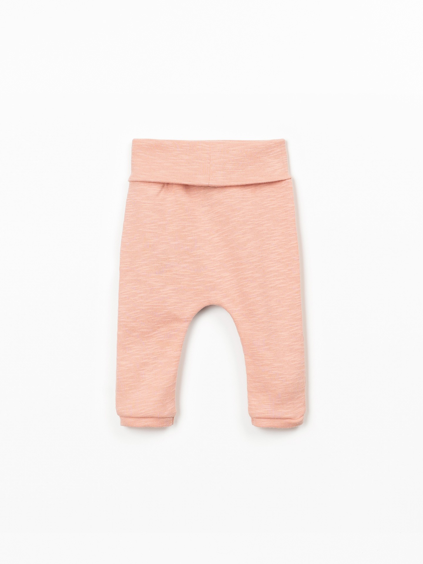 Leggings de punto de algodón orgánico