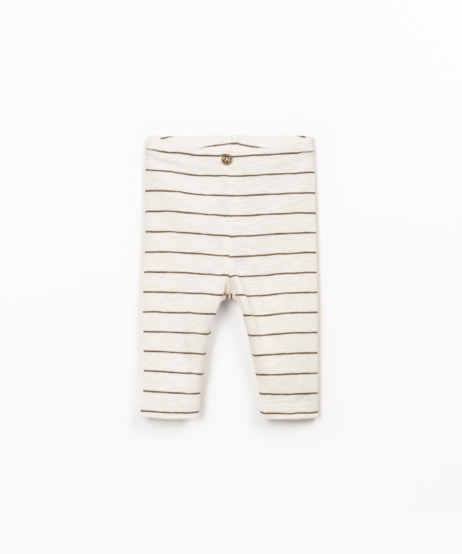 STRIPED RIB FLAMÉ LEGGINGS