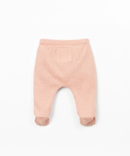 Leggings em mistura de fibras naturais e fibras recicladas