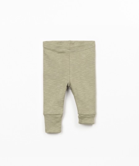 Leggings lisci in cotone biologico