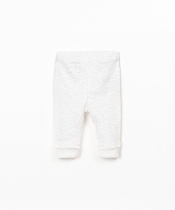 Plain leggings in organic cotton
