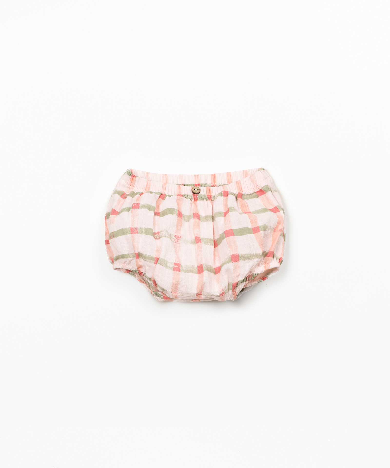 Organic cotton fabric shorts with pattern