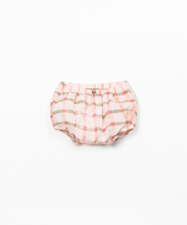 Short en coton biologique à motif
