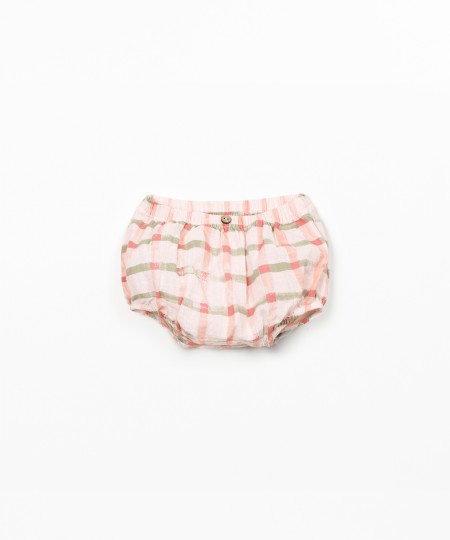 Short en coton biologique à motif