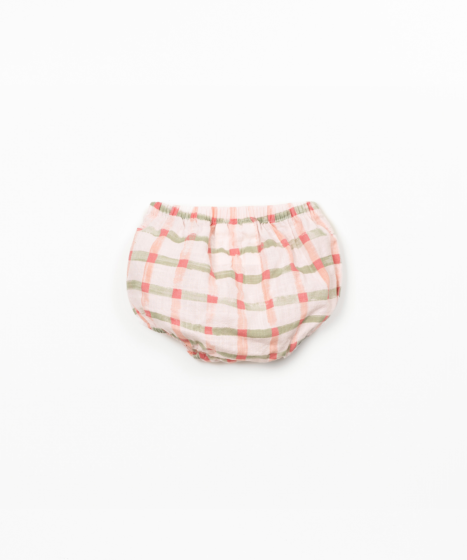 Organic cotton fabric shorts with pattern