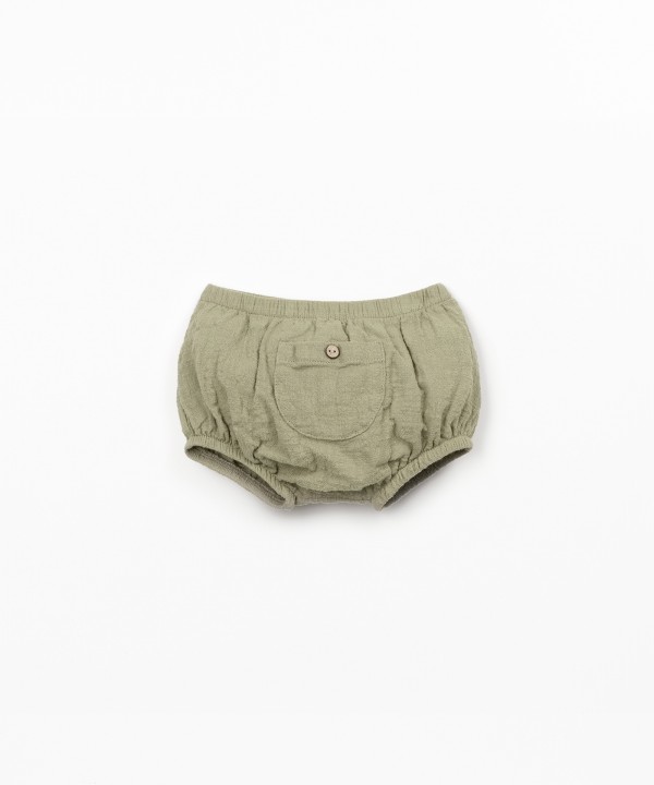 Short en tissu avec poche