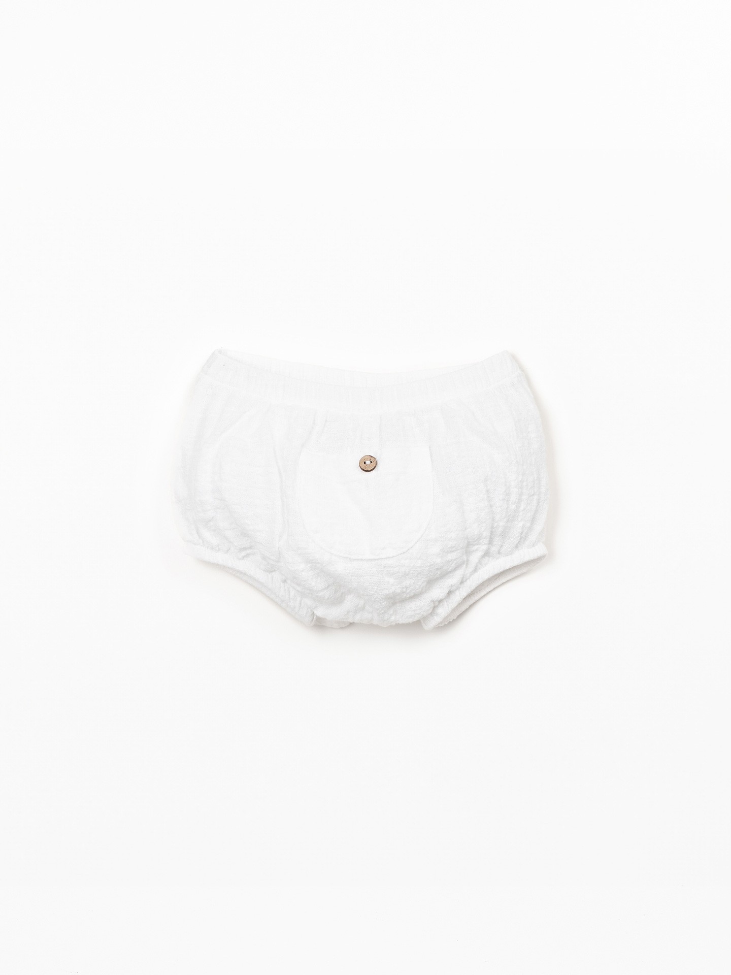 Pantalones cortos de tela con bolsillo