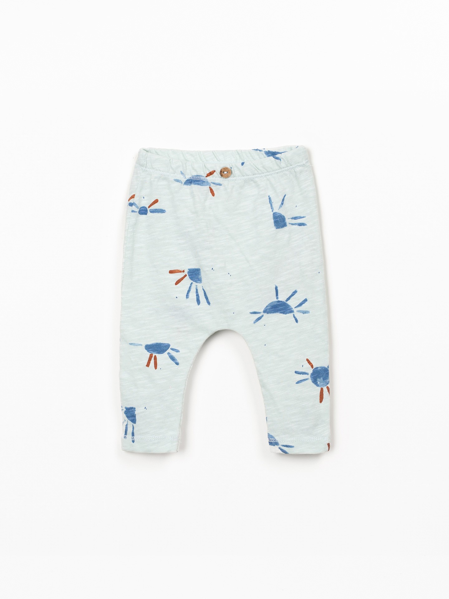 Leggings con stampa sole
