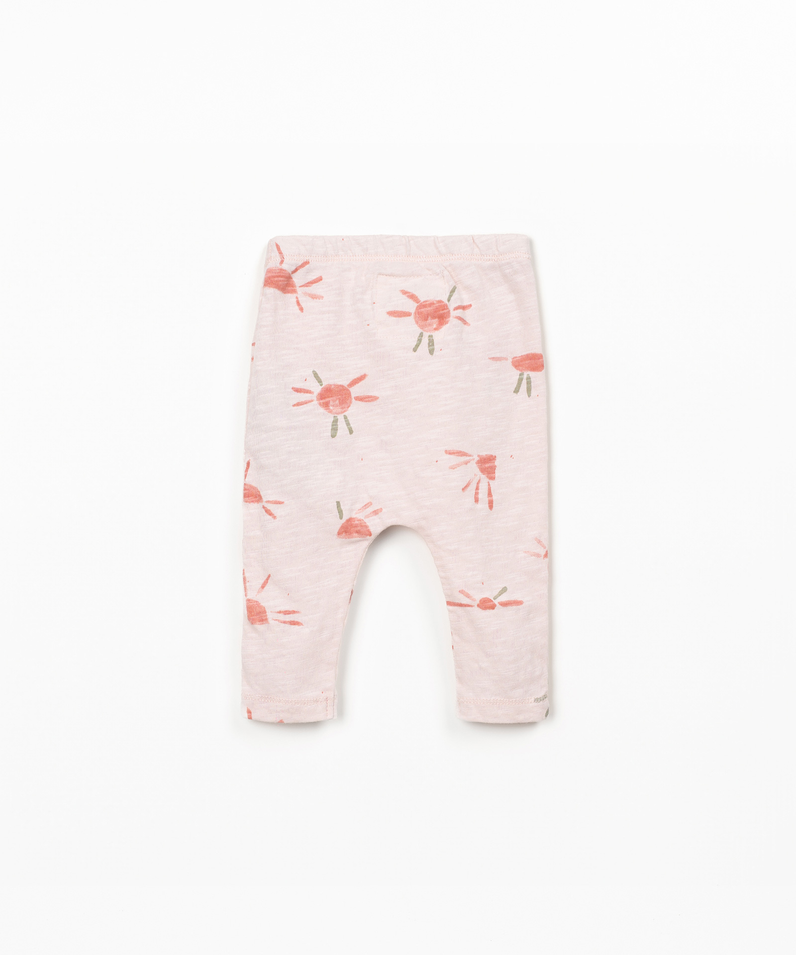 PRINTED RIB FLAMÉ LEGGINGS
