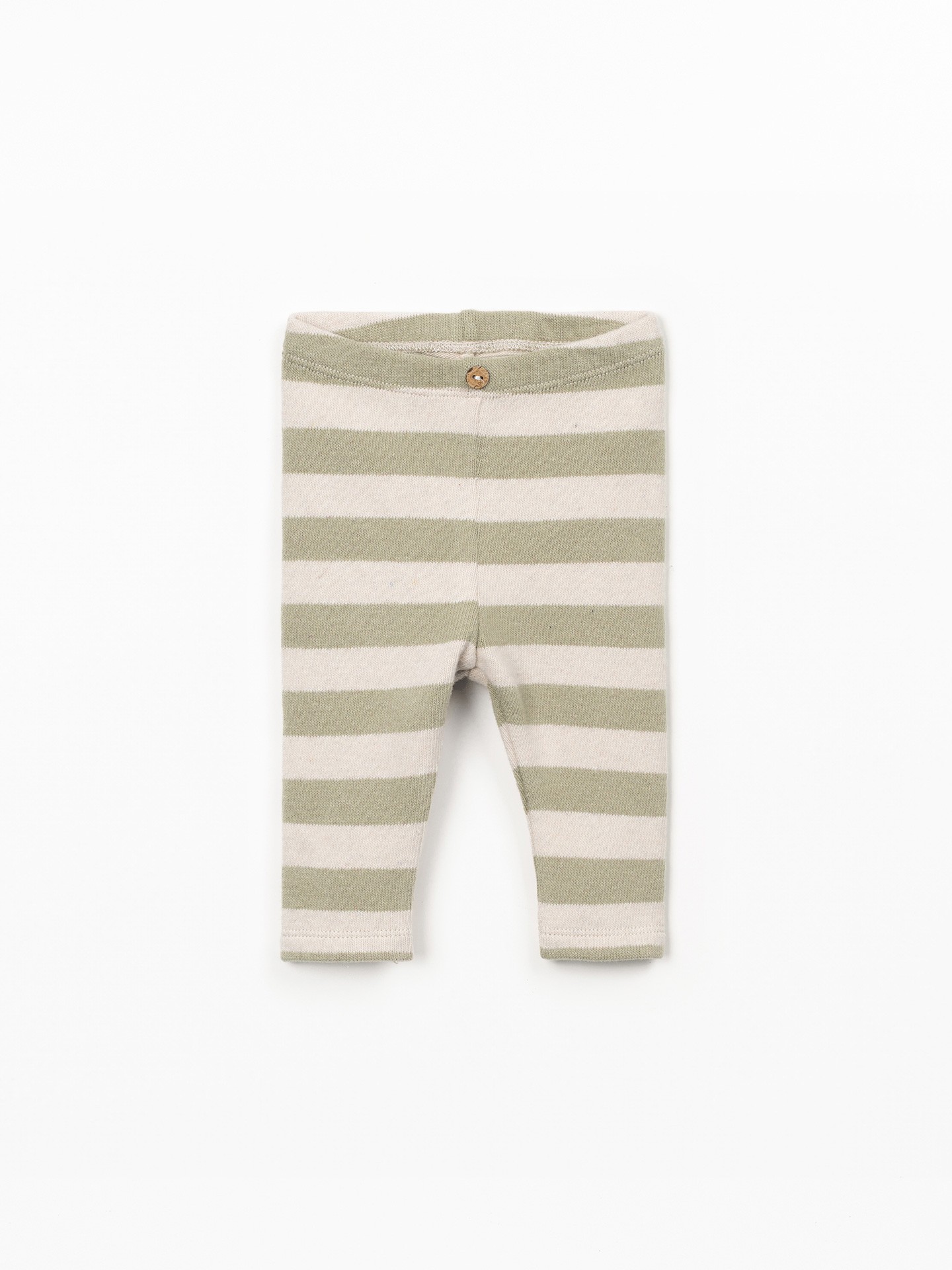 Leggings con estampado de rayas