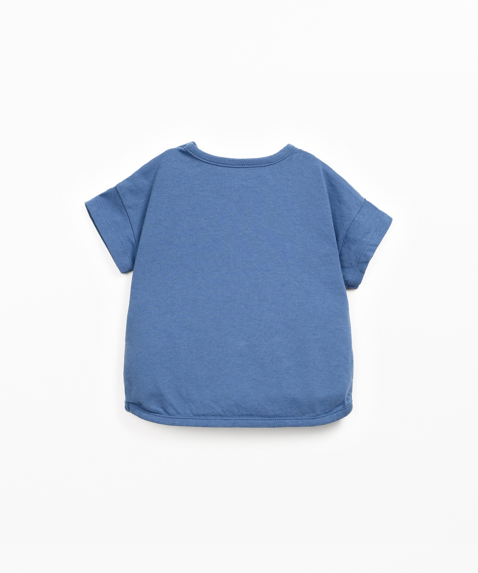 T-shirt in maglina misto cotone biologico e cotone riciclato