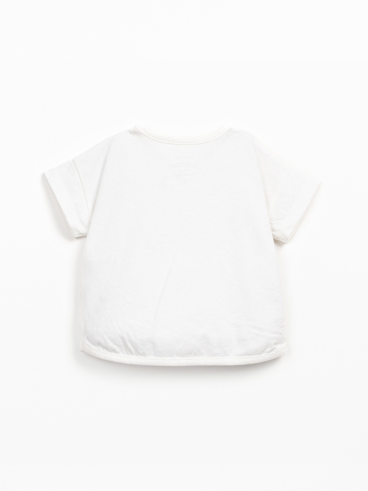 Jersey t-shirt in organic and recycled cotton blend