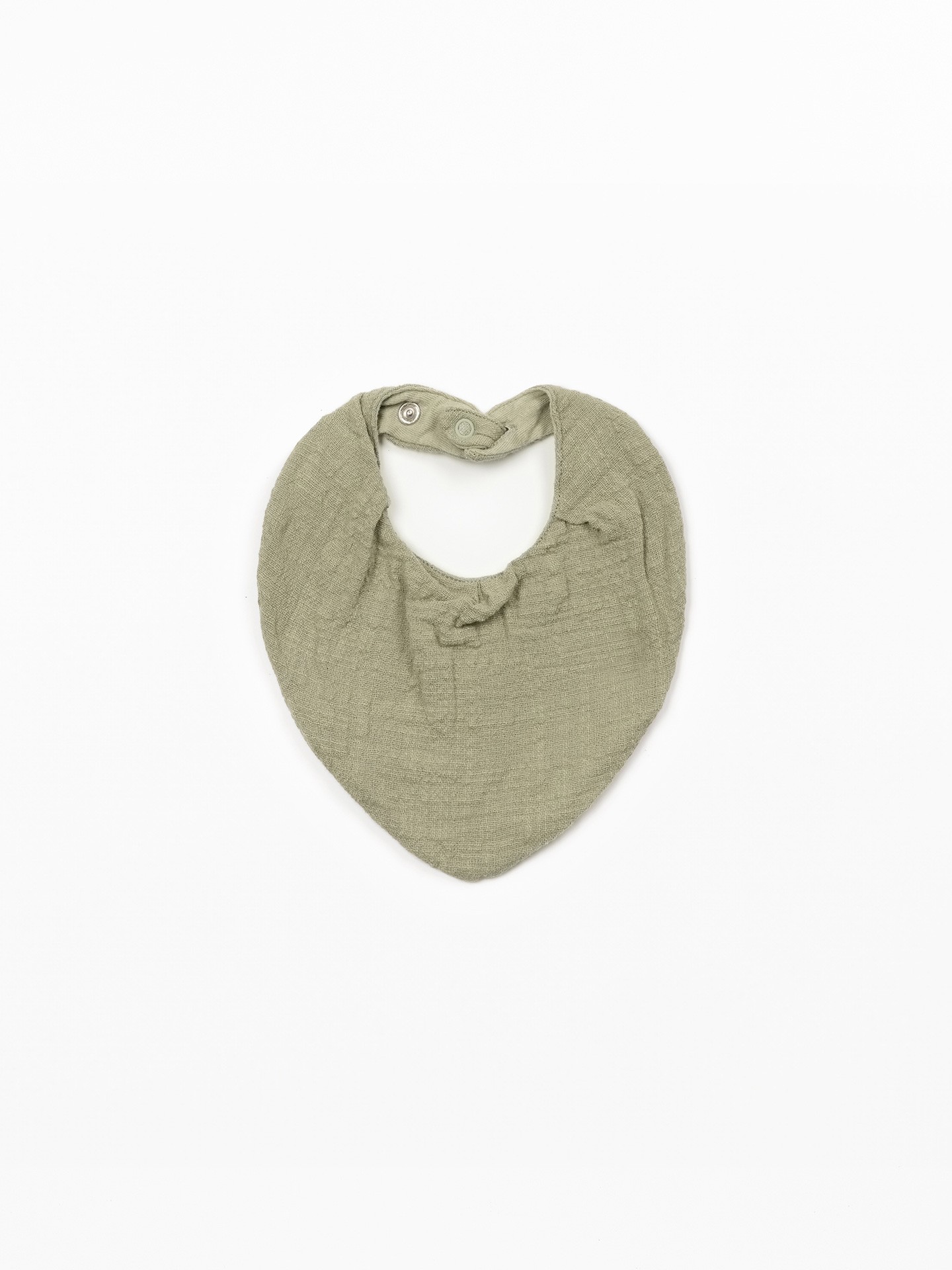 Bavoir en tissu de coton biologique et coton recycl?