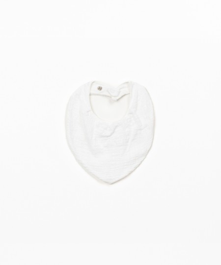 Bavoir en tissu coton biologique et coton recycl?