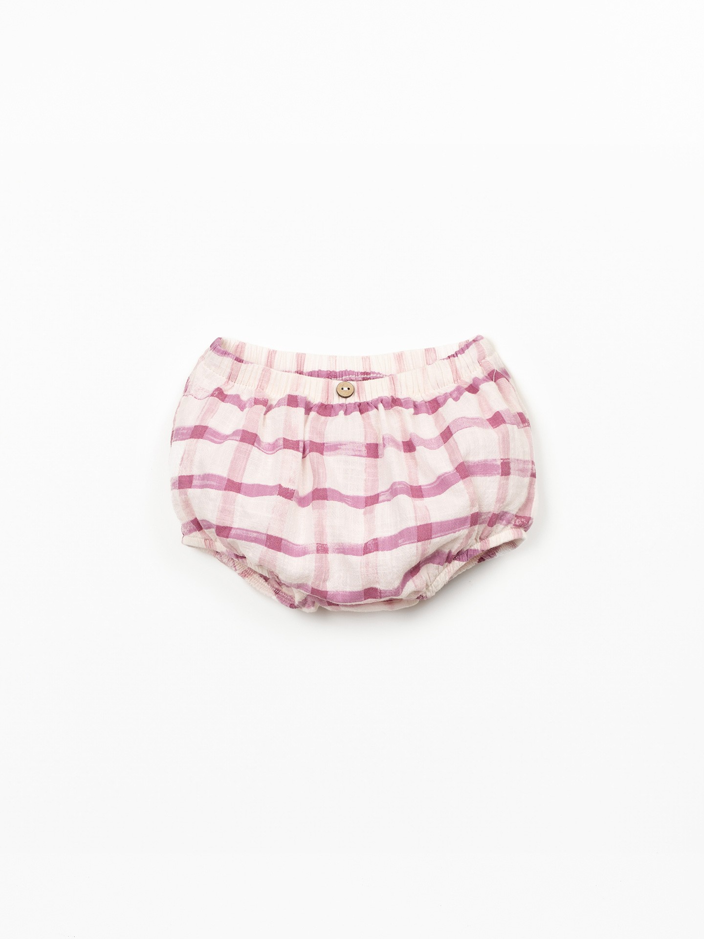 Pantaloncini in tessuto di cotone biologico con stampa