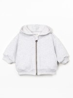Chaqueta con cremallera y capucha Chaqueta con cremallera y capucha