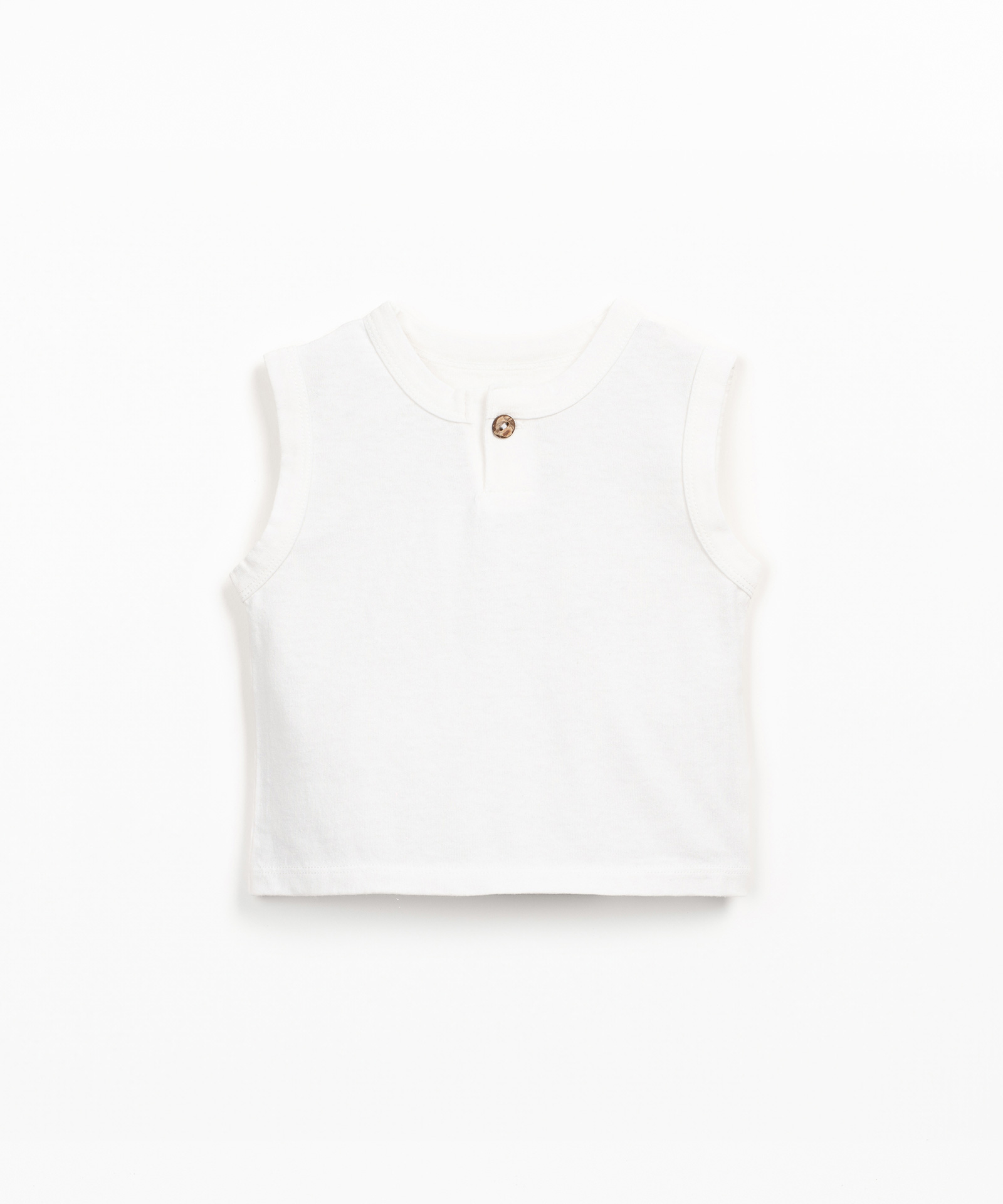 JERSEY SLEEVELESS T-SHIRT