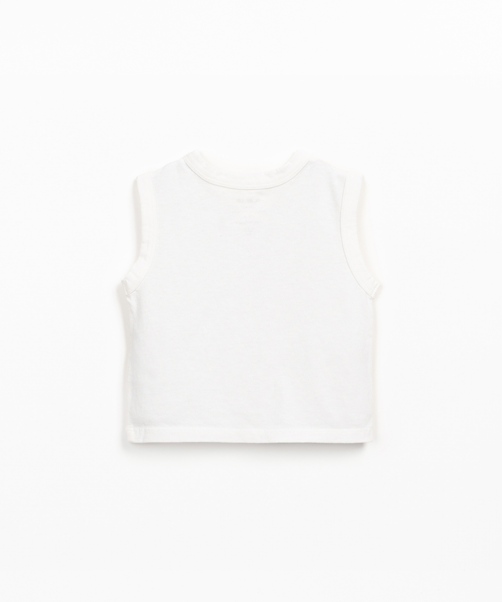 JERSEY SLEEVELESS T-SHIRT