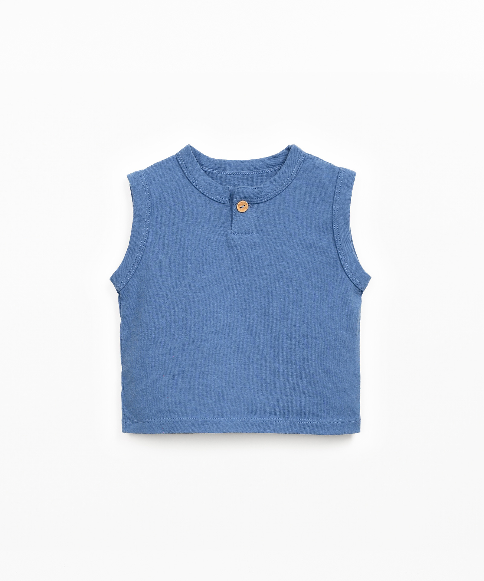 JERSEY SLEEVELESS T-SHIRT