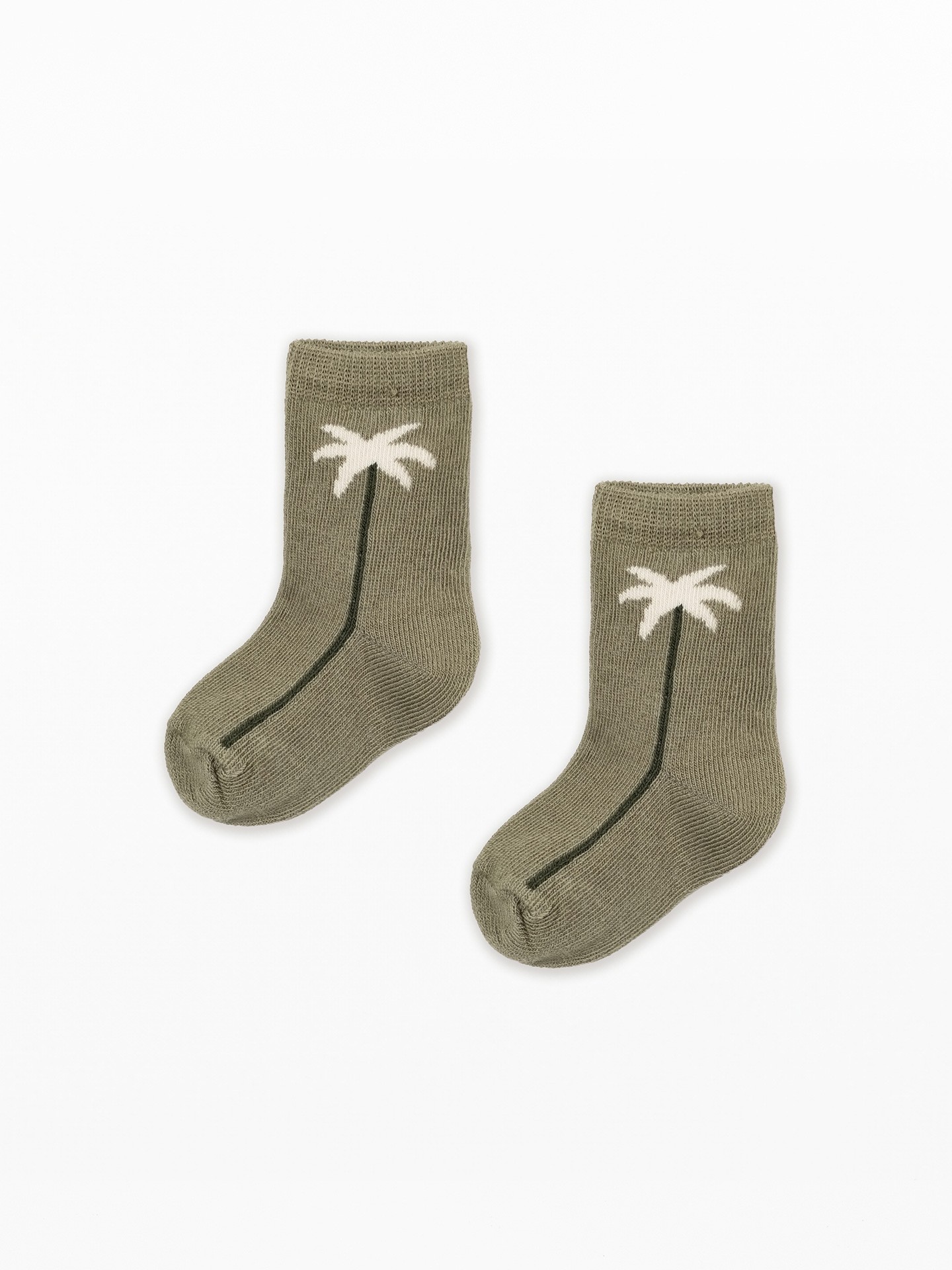 Calcetines con diseño de palmera