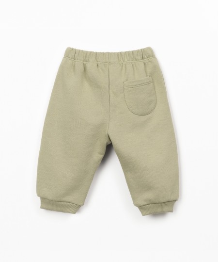 Pantaloni con cordino decorativo