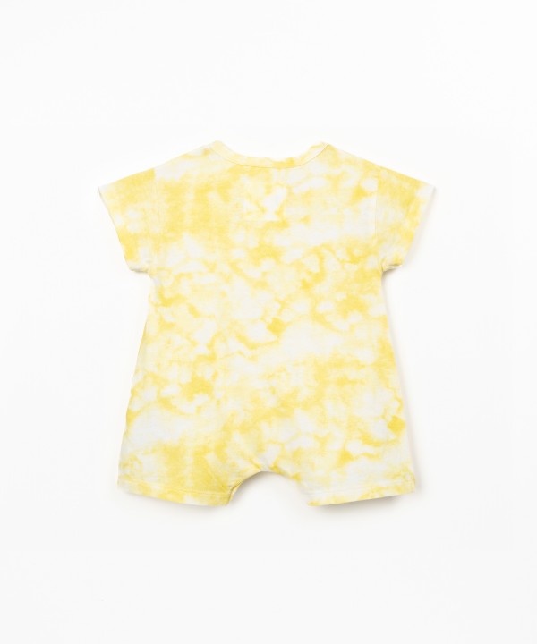 Jersey jumpsuit in a blend of natural and recycled fibers