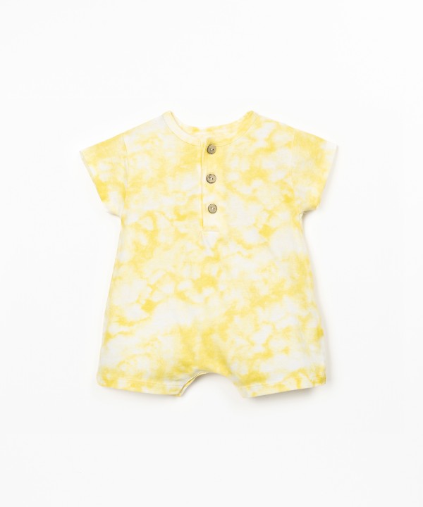 Jersey jumpsuit in a blend of natural and recycled fibers