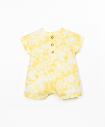 Jersey jumpsuit in a blend of natural and recycled fibers