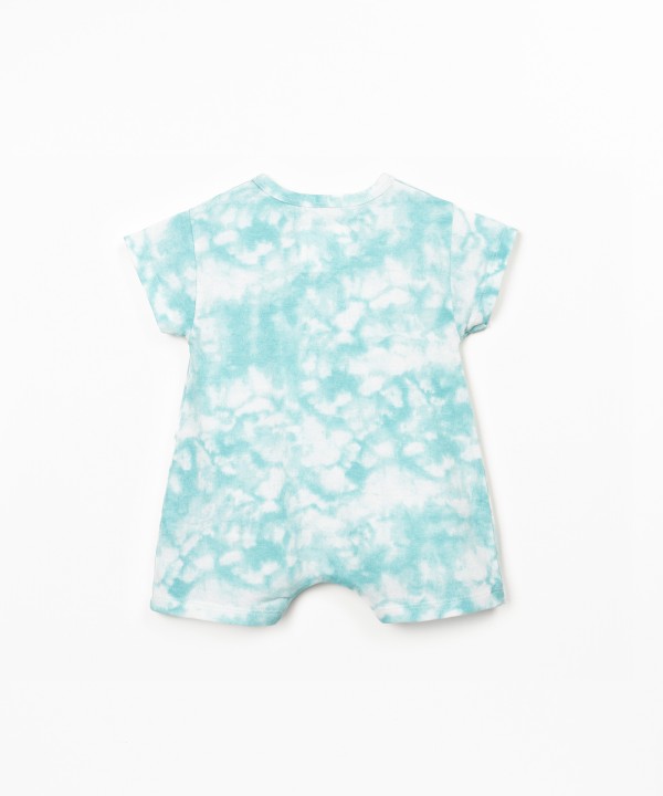 Jersey jumpsuit in a blend of natural and recycled fibers