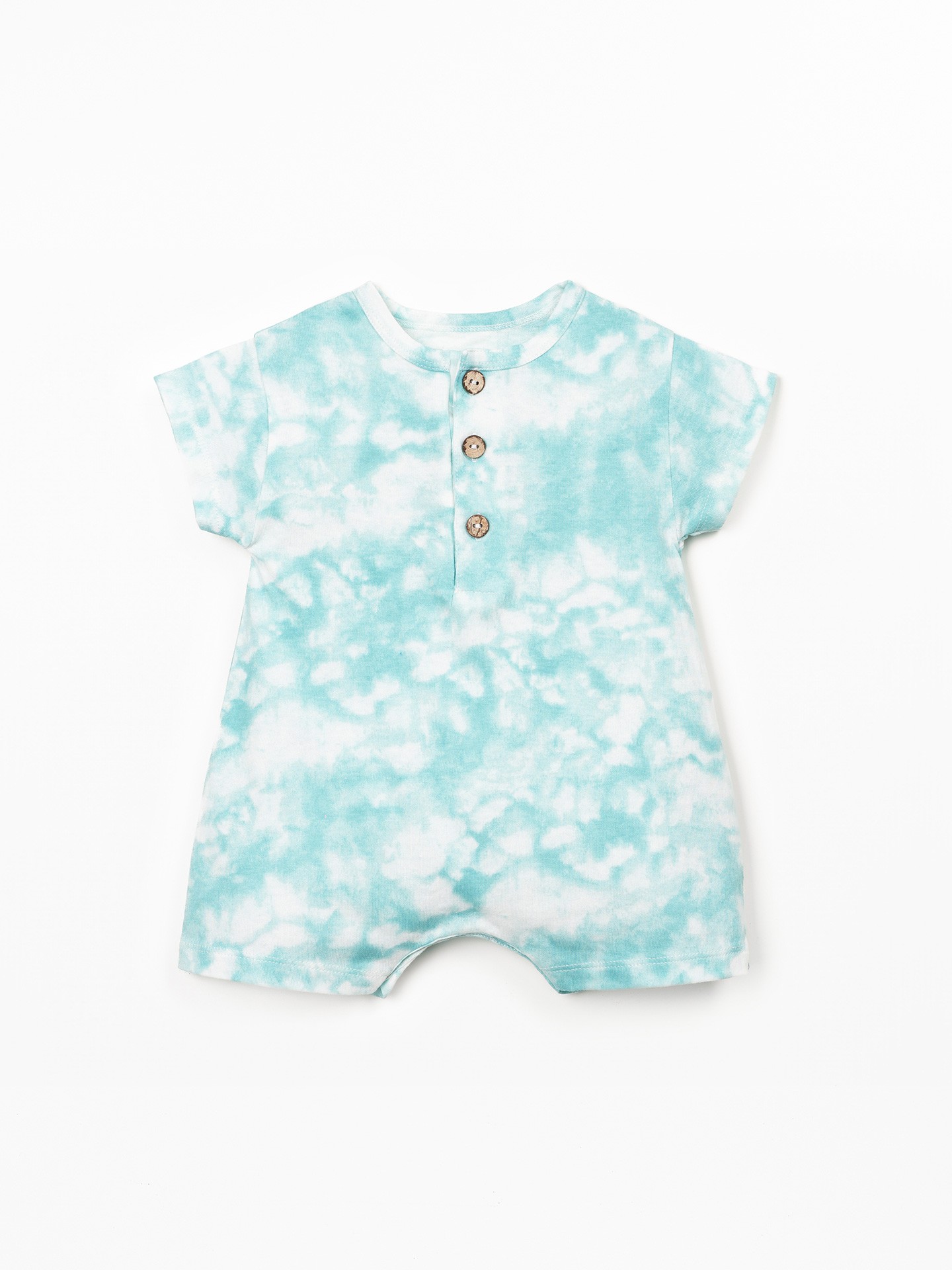 Jersey jumpsuit in a blend of natural and recycled fibers