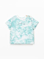 T-shirt with tie dye print T-shirt with tie dye print