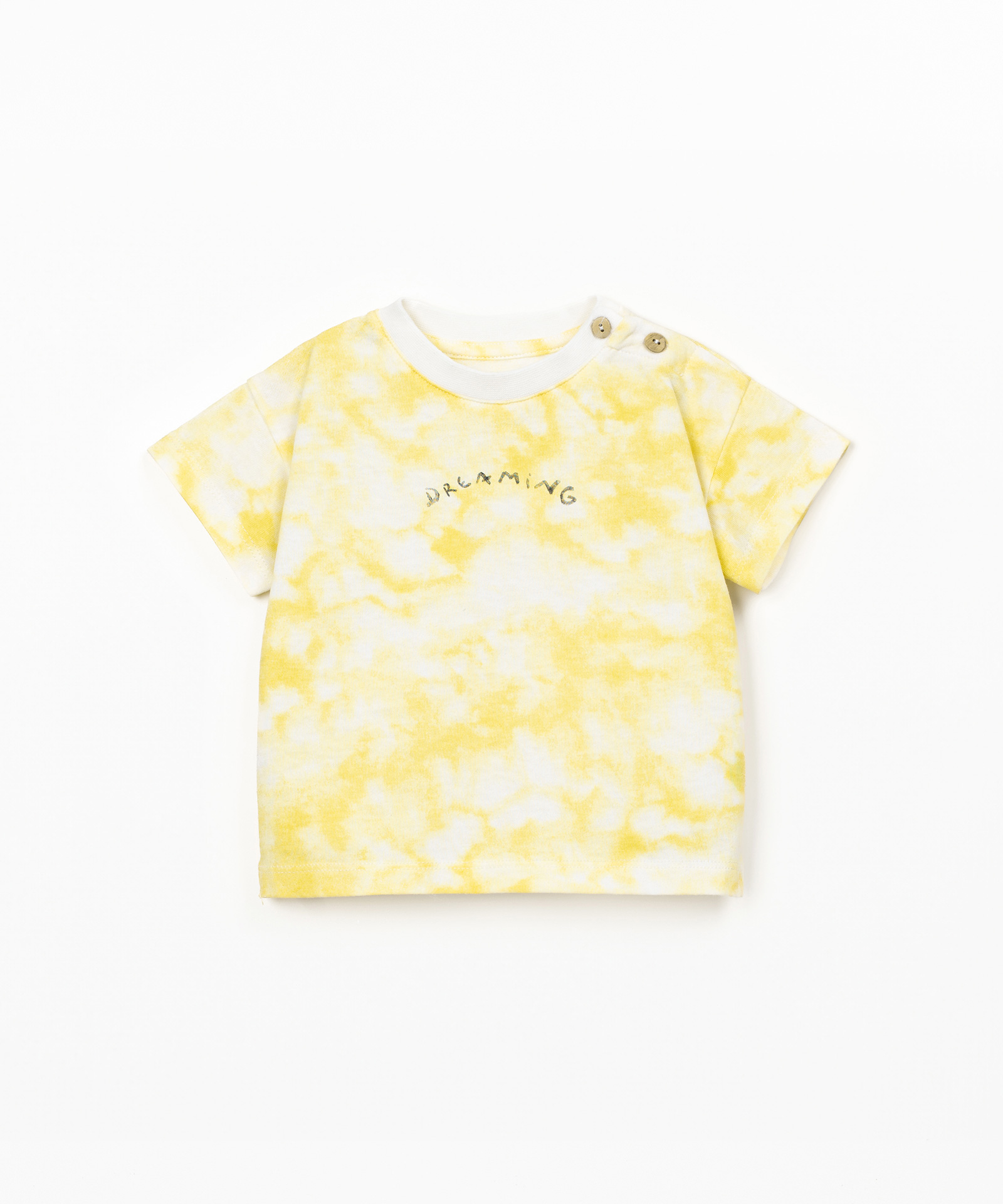 T-shirt con stampa tie-dye