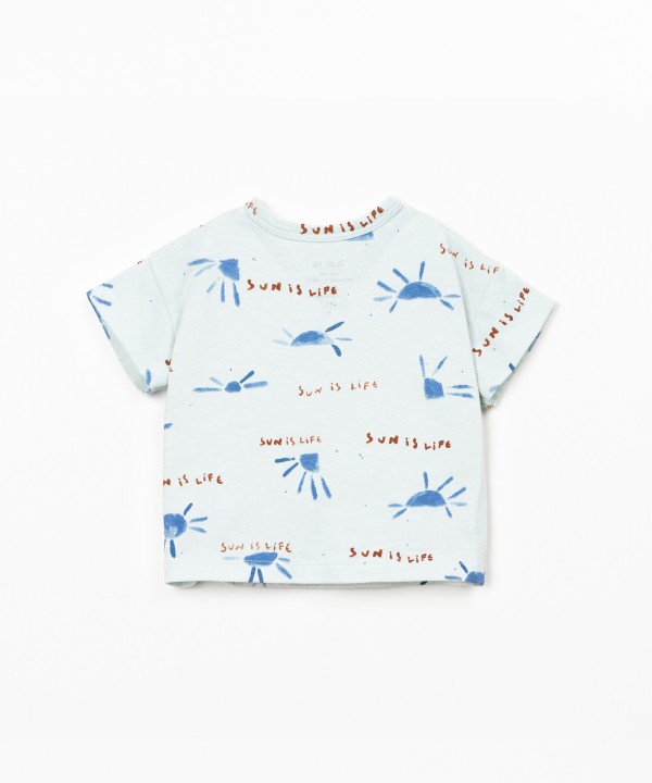 Anti-UV t-shirt with print