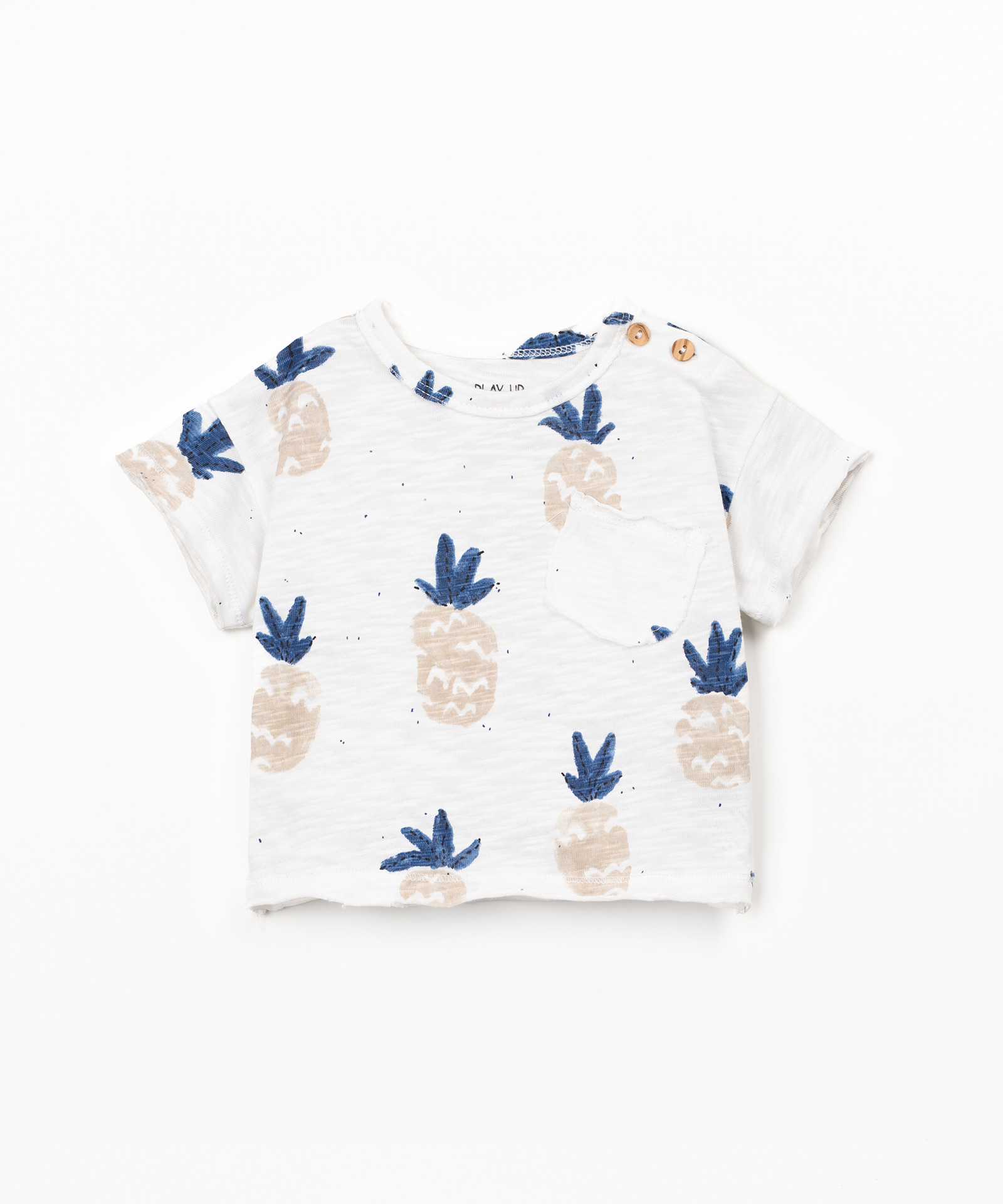 PRINTED FLAMÉ JERSEY T-SHIRT