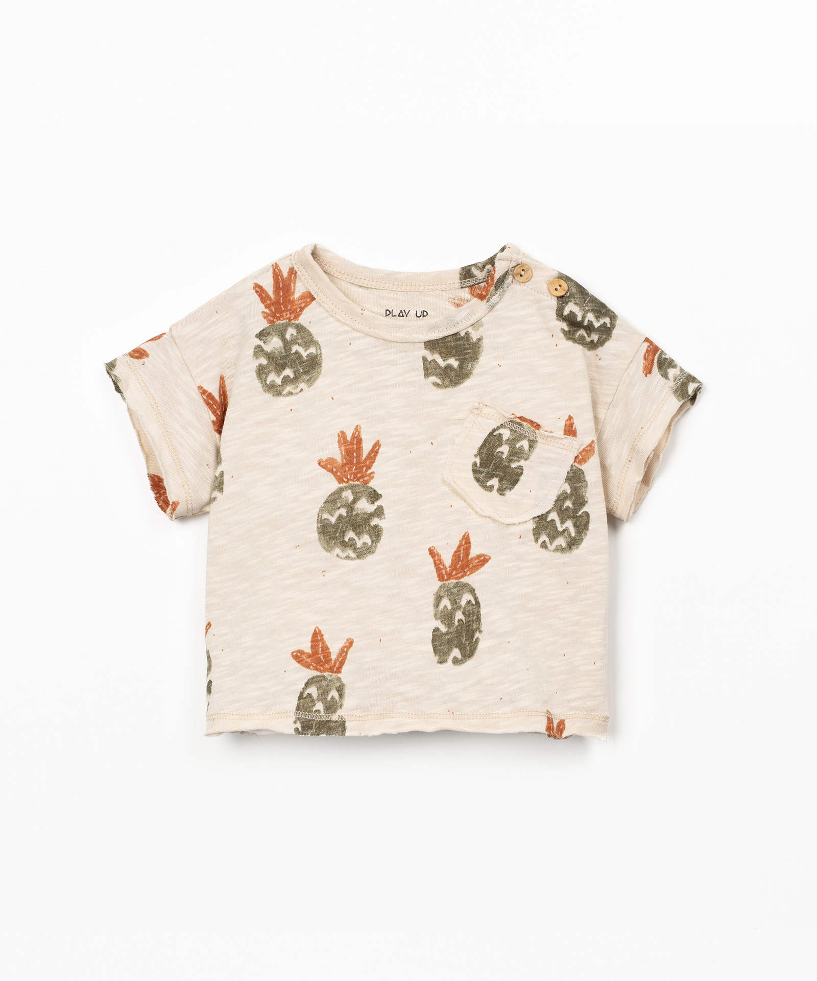 PRINTED FLAMÉ JERSEY T-SHIRT