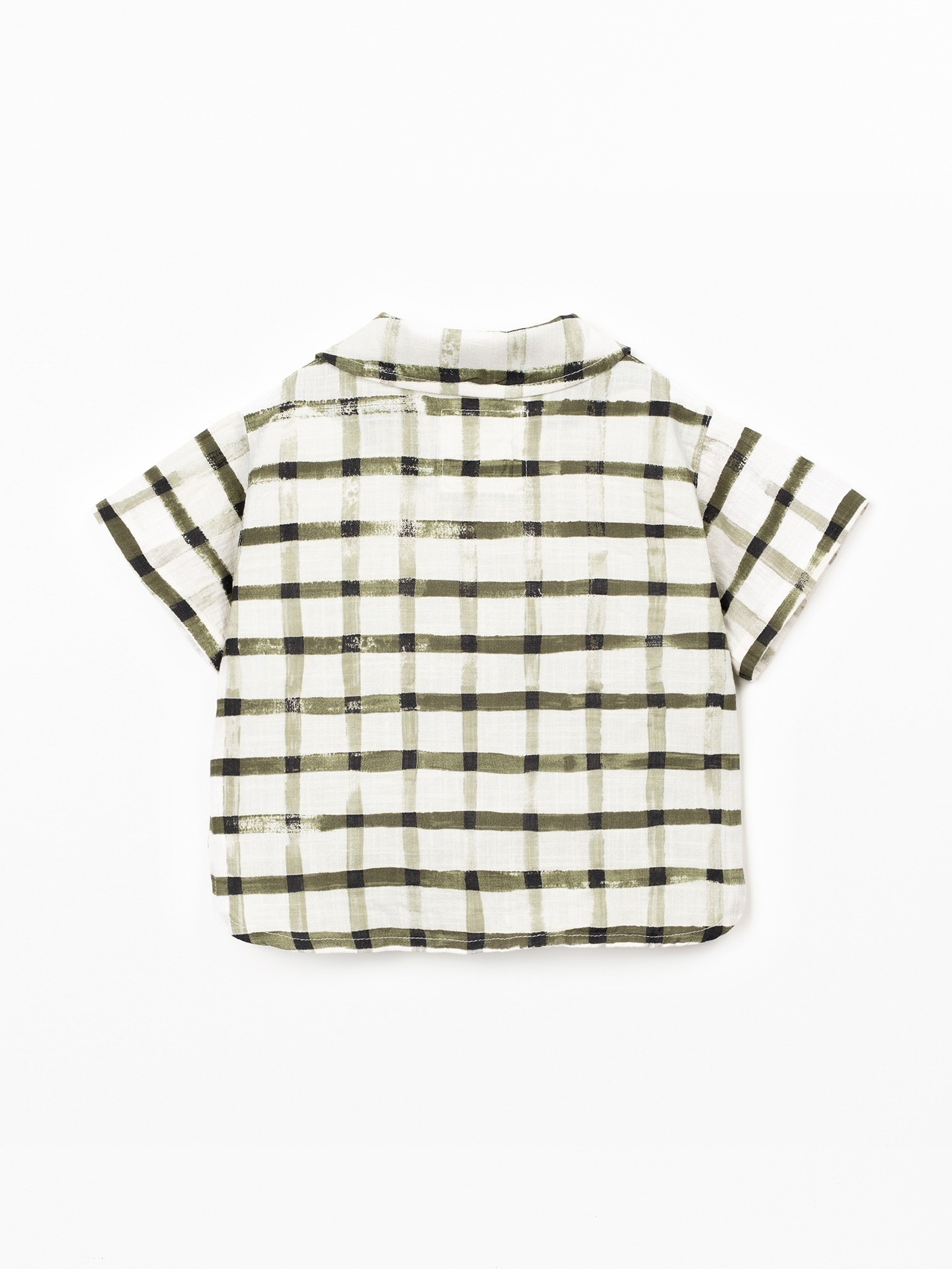 Camisa de tejido con fibras naturales