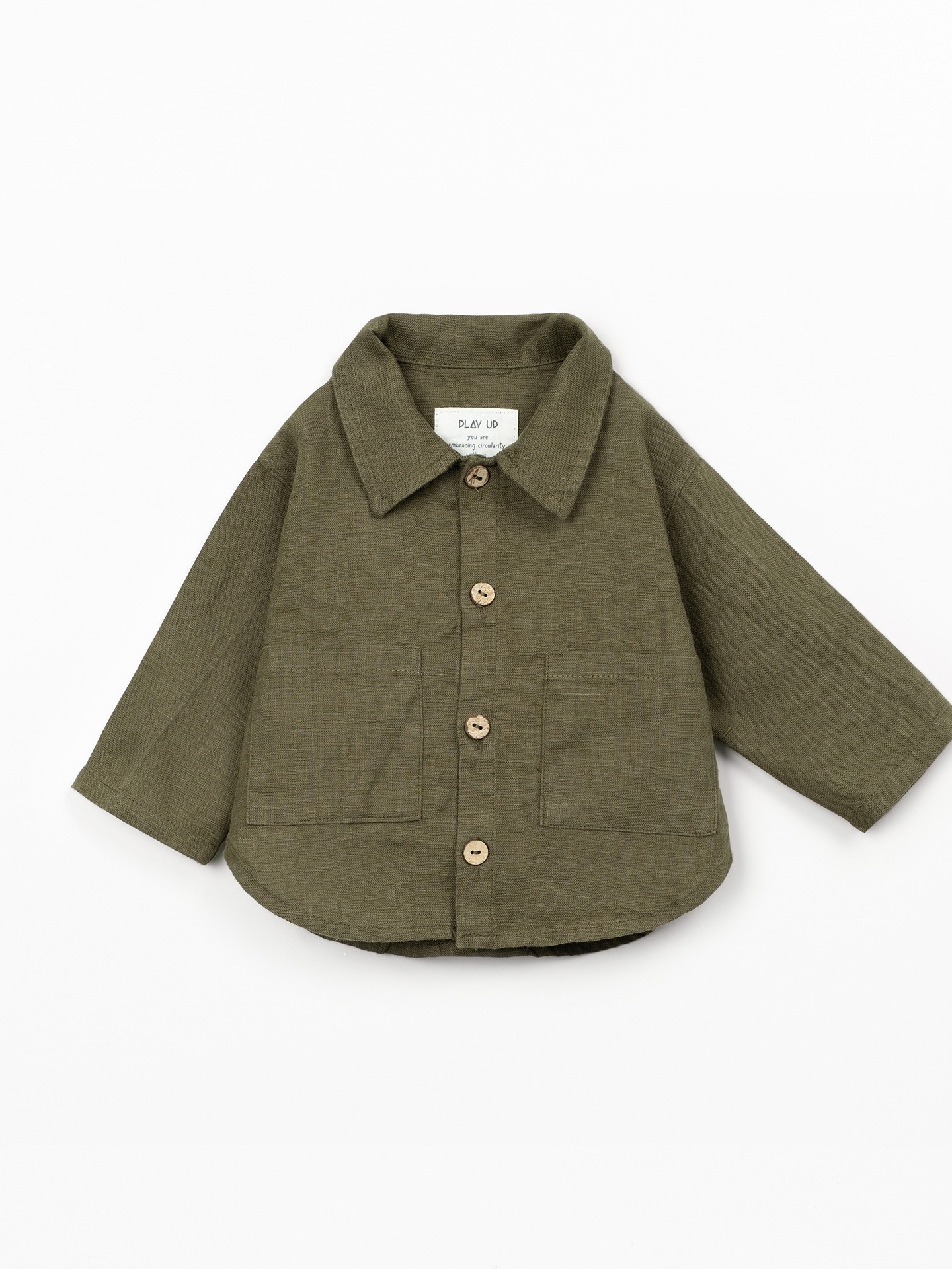Camicia in tessuto di lino