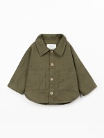 Camicia in tessuto di lino