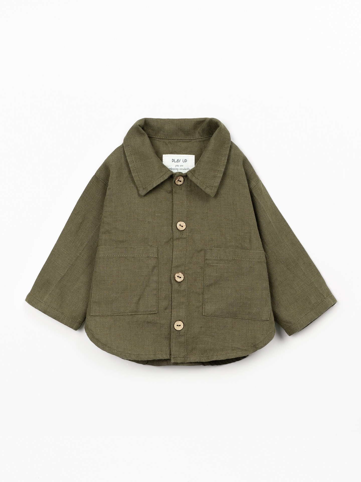 Camicia in tessuto di lino
