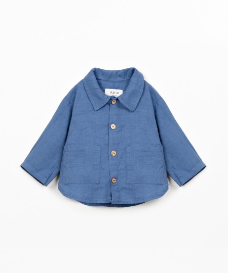 Camisa de tejido de lino