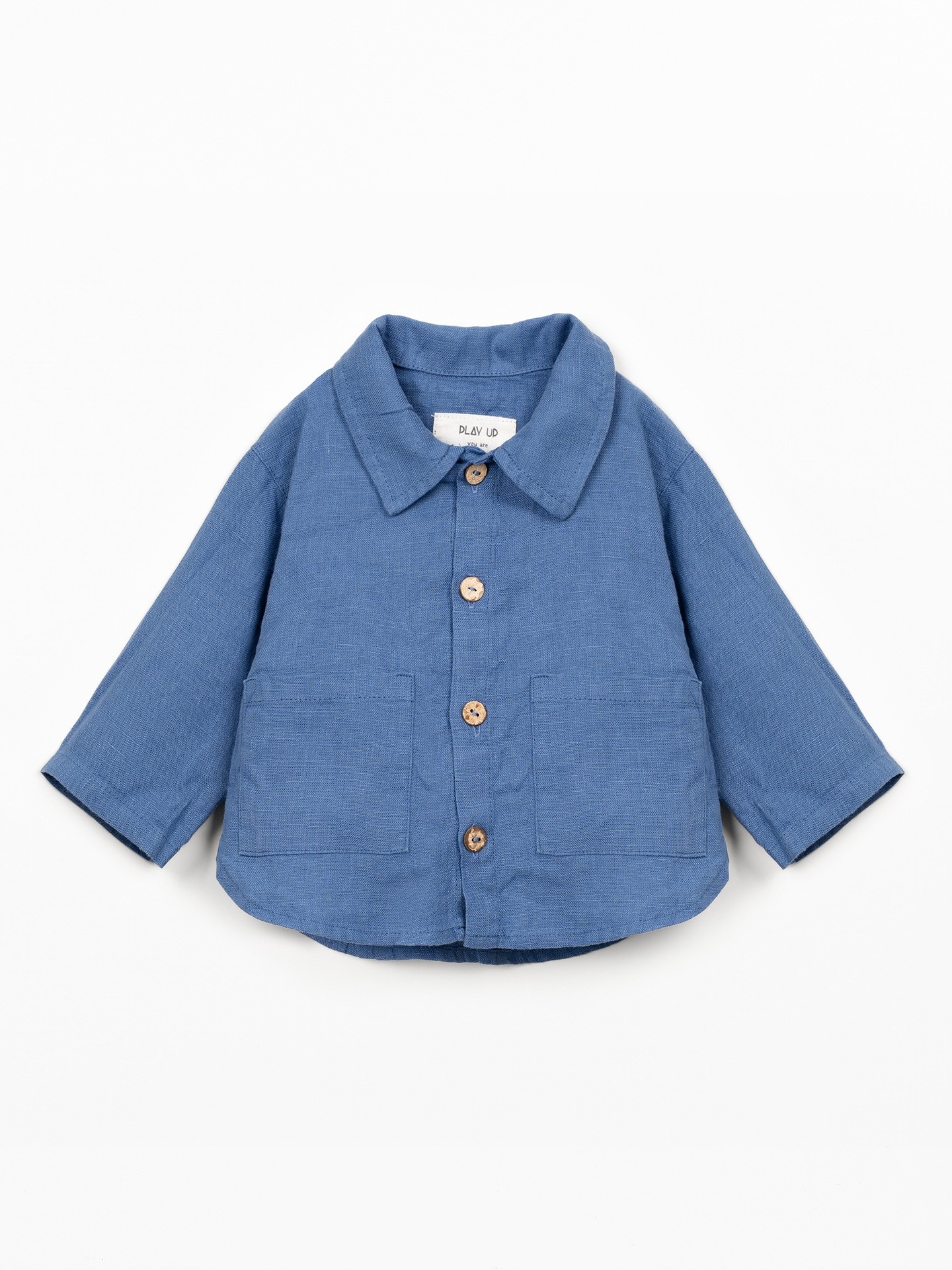 Camisa de tejido de lino