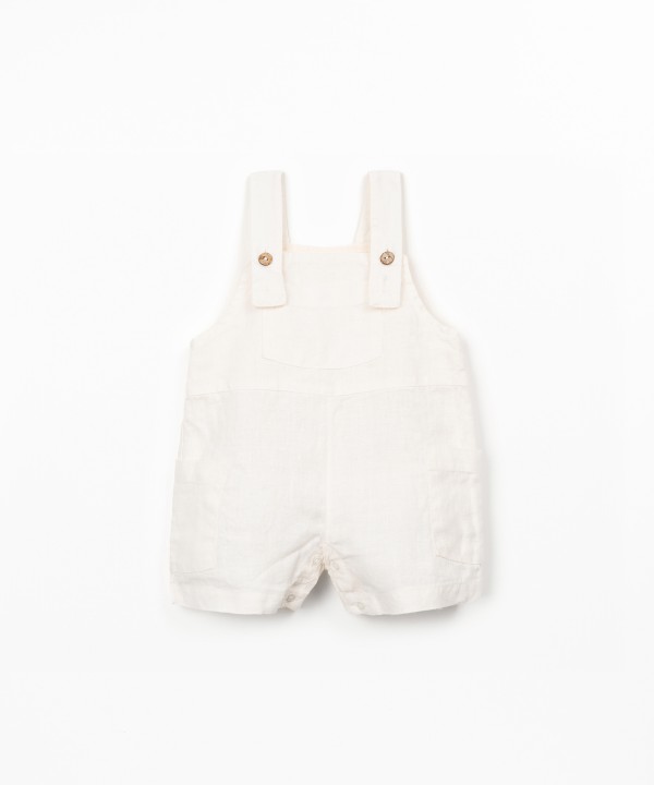 Linen fabric jumpsuit