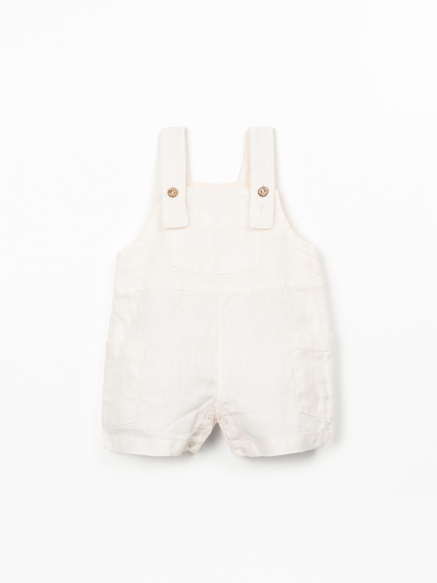 Linen fabric jumpsuit