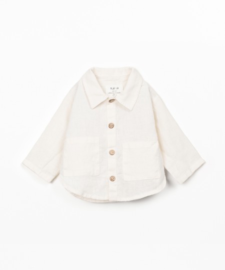 Camicia in tessuto di lino