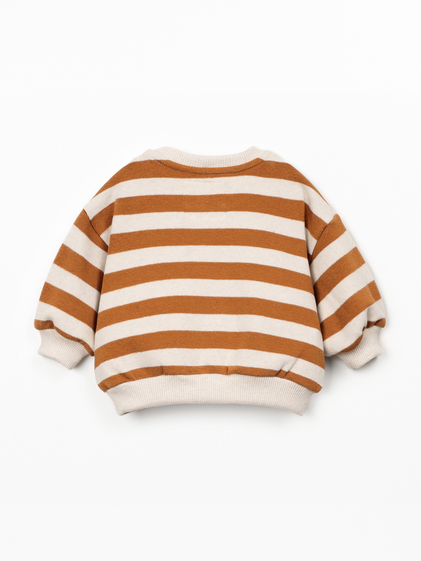 Sweater in a blend of natural and recycled fibers